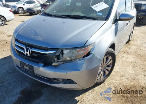 2016 Honda Odyssey Ex-L from USA, damaged, VIN 5FNRL5H66GB100815